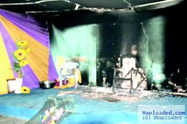 Hoodlums set Akwa Ibom church ablaze for disturbing their operations with prayers